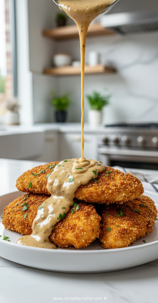 crispy-parmesan-chicken-with-a-rich-garlic-sauce---easy-dinner-idea---delectable-meal_feature