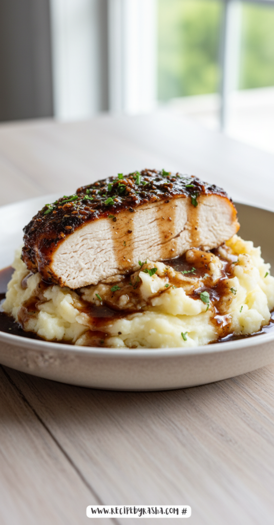 glazed-garlic-herb-chicken-breast-over-creamy-mashed-potatoes-with-pan-sauce_feature