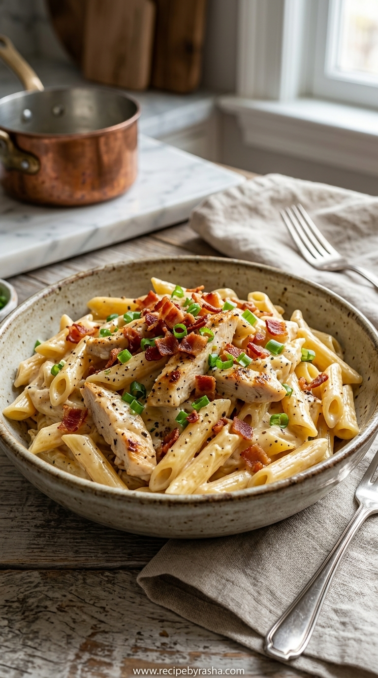 Crack Chicken Penne - Creamy Ranch Chicken Pasta with Cheddar 7 crack-chicken-penne--a-quick--creamy-dinner-adventure_feature