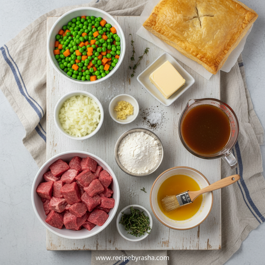 Delicious Individual Beef Pot Pies Recipe – Perfect Single Serve Comfort Food 2 Ingredients for individual beef pot pies