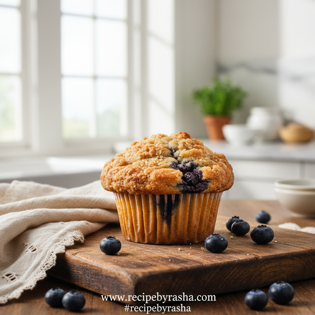make-bakery-style-blueberry-streusel-muffins-at-home_feature